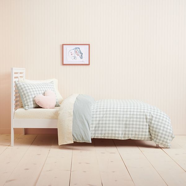 Little Co. by Lauren Conrad Blue Gingham Duvet Cover Set