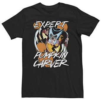 Big & Tall Marvel Wolverine Expert Pumpkin Carver Tee