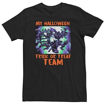 Big & Tall Marvel Comic Halloween Trick Or Treat Team Tee