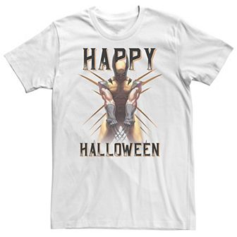 Big & Tall Marvel Comic Wolverine Happy Halloween Tee