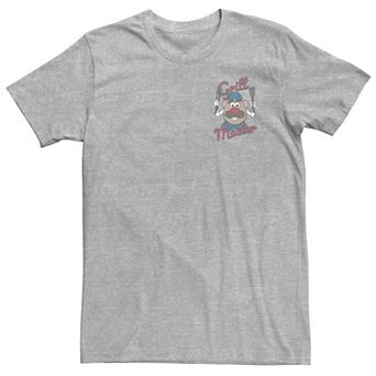 Big & Tall Mr. Potato Head Grill Master Americana Portrait Tee