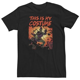 Big & Tall Marvel Spider Man Halloween Goblin Costume Tee