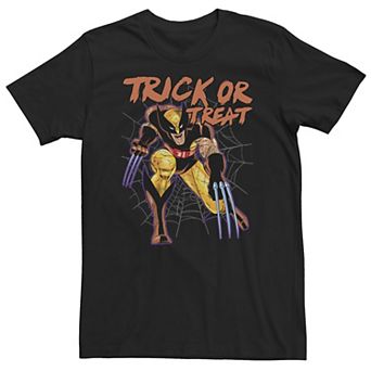 Big & Tall Marvel Comic Wolverine Trick or Treat Tee
