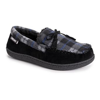 MUK LUKS Tanver Plaid Men's Moccasin Slippers
