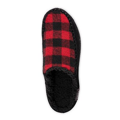 MUK LUKS Staughton Buffalo Plaid Men's Clog Slippers