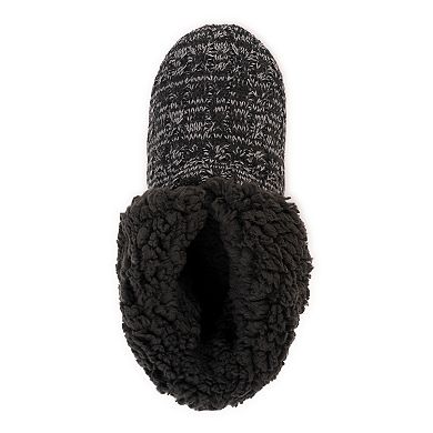 Men's MUK LUKS Foldover Sherpa Boot Slippers