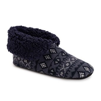 Men's MUK LUKS Foldover Sherpa Boot Slippers