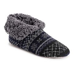 MUK LUKS Morty Ragg Wool Men's Slipper Socks