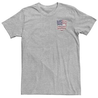 Big & Tall Transformers Autobots American Flag Logo Tee