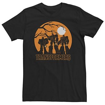Big & Tall Transformers Halloween Optimus Haunt Silhouettes Tee