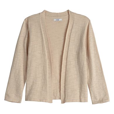 Women's Croft & Barrow® Open Front Cardigan