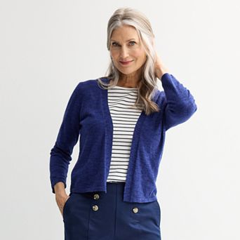 Women's Croft & Barrow® Open Front Cardigan