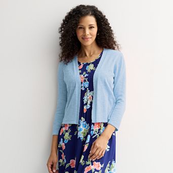 Women's Croft & Barrow® Open Front Cardigan