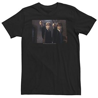 Big & Tall Harry Potter Casting Spell Group Shot Poster Tee