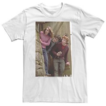 Big & Tall Harry Potter Sneaking Around Group Shot Poster Tee