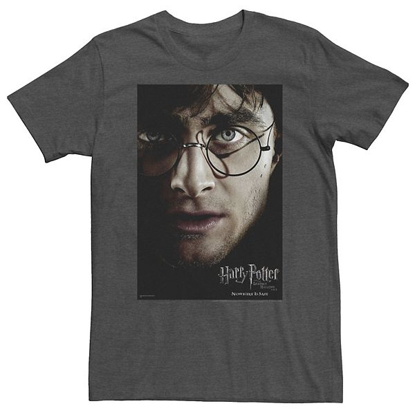 Big & Tall Harry Potter Deathly Hallows Character Poster Tee