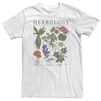 Big & Tall Harry Potter Herbology Plants Tee
