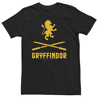 Big & Tall Harry Potter Gryffindor Crossed Wands Logo Tee