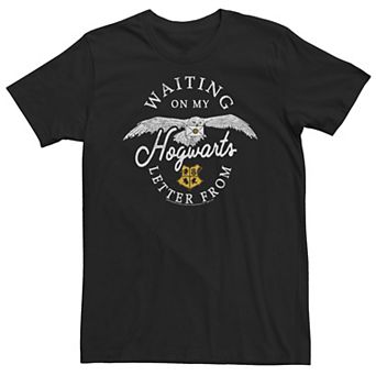 Big & Tall Harry Potter Waiting On Hogwarts Letter Tee