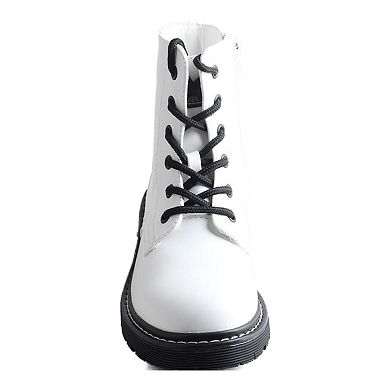 Gotta Flurt Lori G Girls' Combat Boots