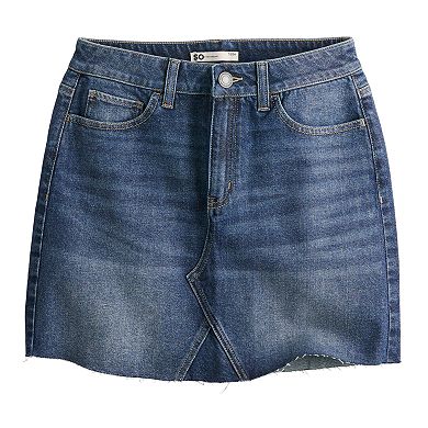 Juniors' SO® Denim Mini Skirt