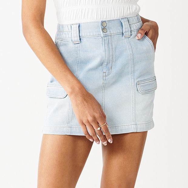 Juniors SO Utility Mini Skirt