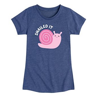 Girls 7-16 Snailed It Graphic Tee