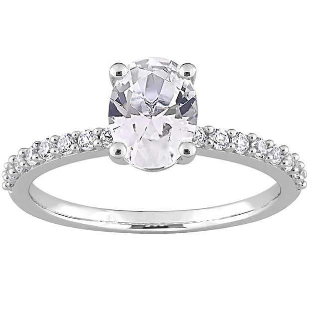 Kohls white hot sale sapphire ring