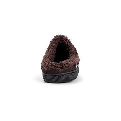 MUK LUKS Matt Printed Berber Men's Suede Clogs