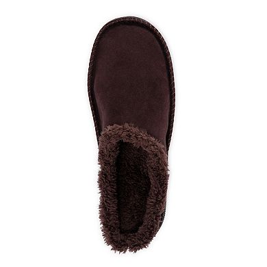 MUK LUKS Matt Printed Berber Men's Suede Clogs