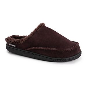 DBL Barrel Men's Fleece Lined Slip-On Slippers – Warm, Cozy & Easy To Wear | Indoor/Outdoor Comfort