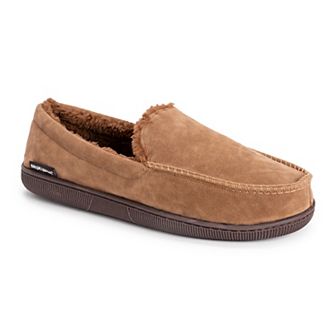 MUK LUKS Men's Faux Suede Moccasin Slippers