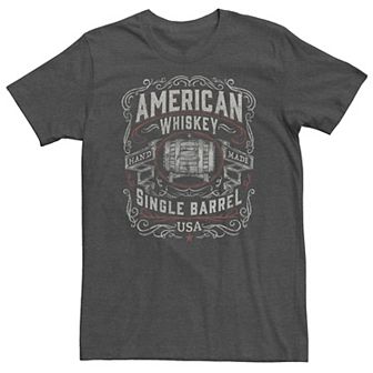 Big & Tall Americana American Whiskey Single Barrel Tee