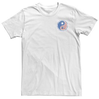Big & Tall Americana Yin Yang United States Of America Tee