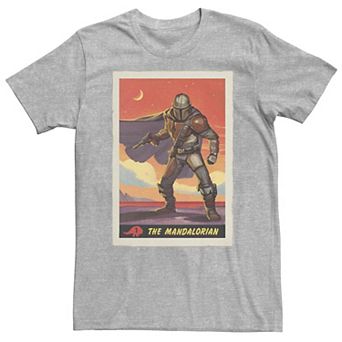 Big & Tall Star Wars The Mandalorian Trading Card Tee