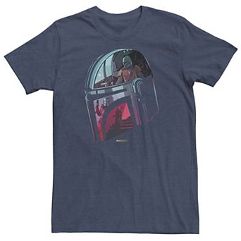 Big & Tall Star Wars: The Mandalorian Helmet Reflection Tee