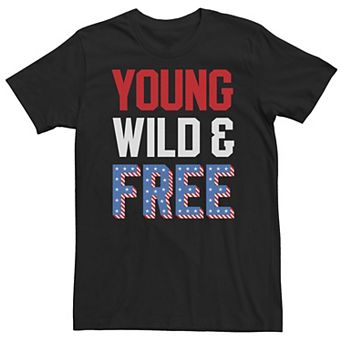 Big & Tall Fifth Sun "Young Wild & Free" Tee