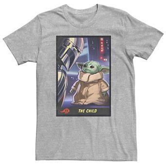 Big & Tall Star Wars: The Mandalorian The Child Trading Card Tee