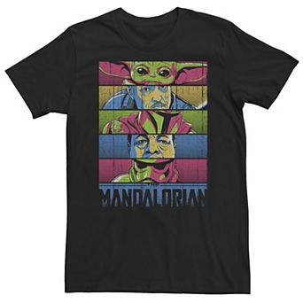 Big & Tall Star Wars: The Mandalorian Cast Icons Portrait Grid Tee