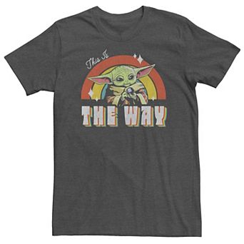 Big & Tall Star Wars: The Mandalorian This Is The Way Retro Portrait Tee