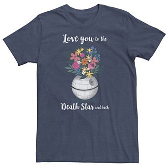 Big & Tall Star Wars "Love You To The Death Star And Back" Tee