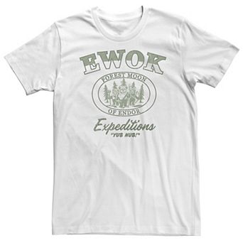Big & Tall Star War Ewok Expeditions On The Forest Moon Earth Day Tee