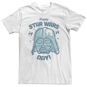 Big & Tall Star Wars May The Fourth Be With You Darth Vader Sketch Tee