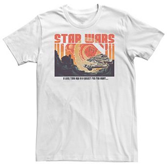 Big & Tall Star Wars Group Shot Return Of The Jedi Desert Battle Tee
