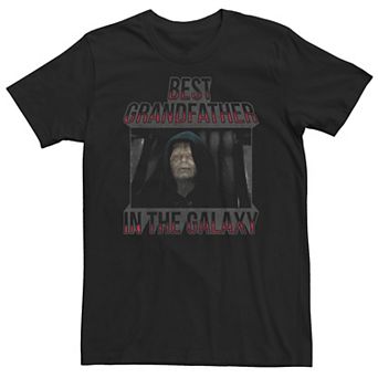 Big & Tall Star Wars Palpatine "Best Grandfather In The Galaxy" Tee