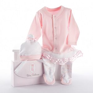 Baby Aspen Big Dreamzzz Ballerina Sleep & Play Hat Gift Set - Baby Girl