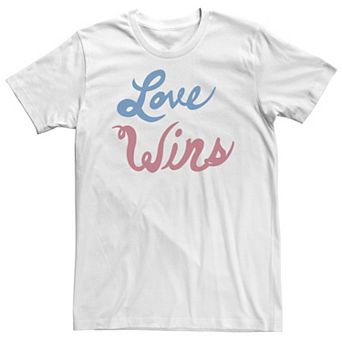 Big & Tall Americana "Love Wins" Tee