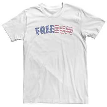 Big & Tall Americana Red, White & Blue Freedom Tee