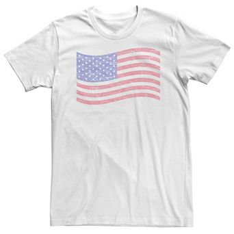 Big & Tall Fifth Sun Distressed Waving Flag Tee