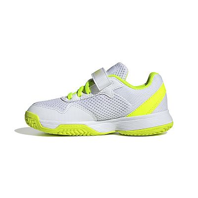 adidas Courtflash Kids Hook-and-Loop Tennis Shoes